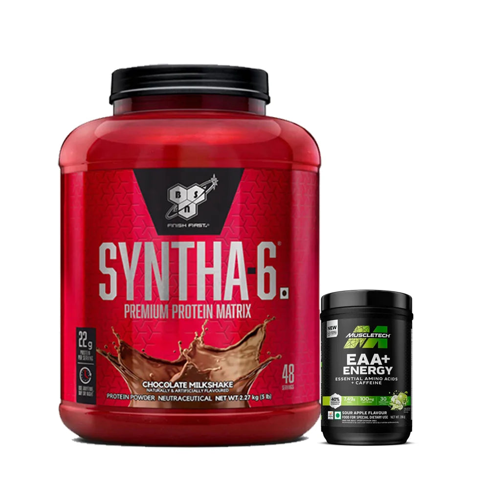 BSN Syntha 6 Protein + MuscleTech EAA Combo Pack