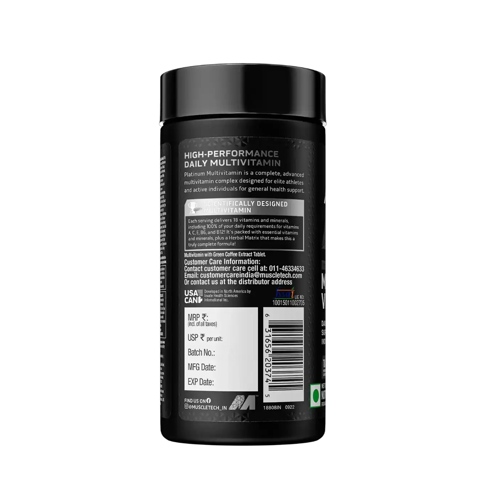 MuscleTech Platinum Multivitamin