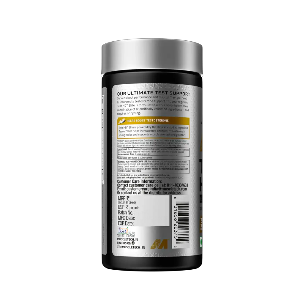 MuscleTech Test HD Elite Testosterone Support