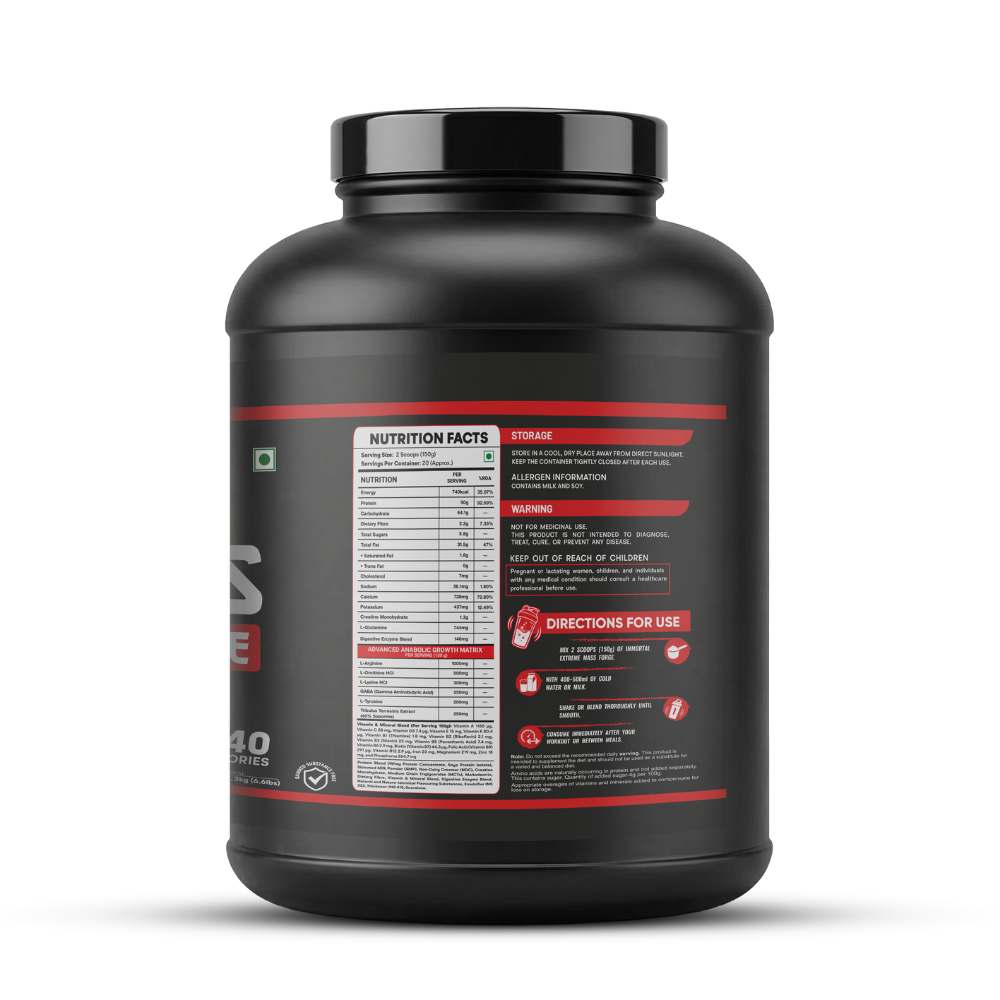 Immortal Extreme Mass Forge Weight Gainer