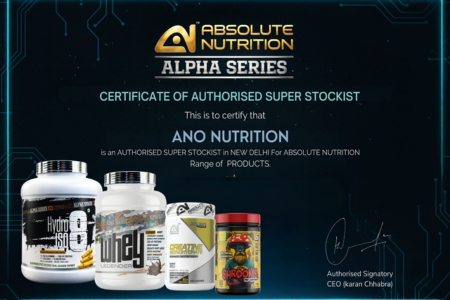 Absolute Nutrition Certificate 1