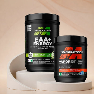 MuscleTech EAA + Energy & Vapor X5 Pre Workout Combo Pack