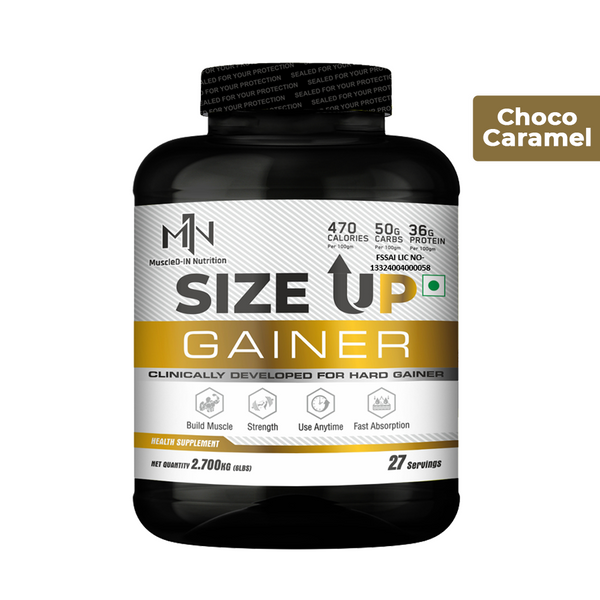 Muscled-IN Nutrition Size Up Mass Gainer for Hard Gainers