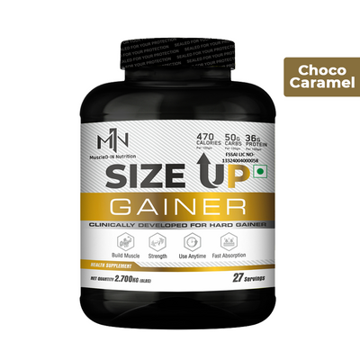 Muscled-IN Nutrition Size Up Mass Gainer for Hard Gainers