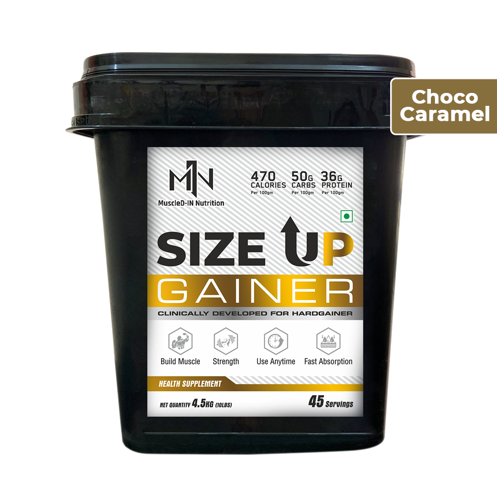 Muscled-IN Nutrition Size Up Mass Gainer for Hard Gainers