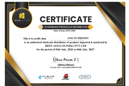 Prosupps Certificate 1