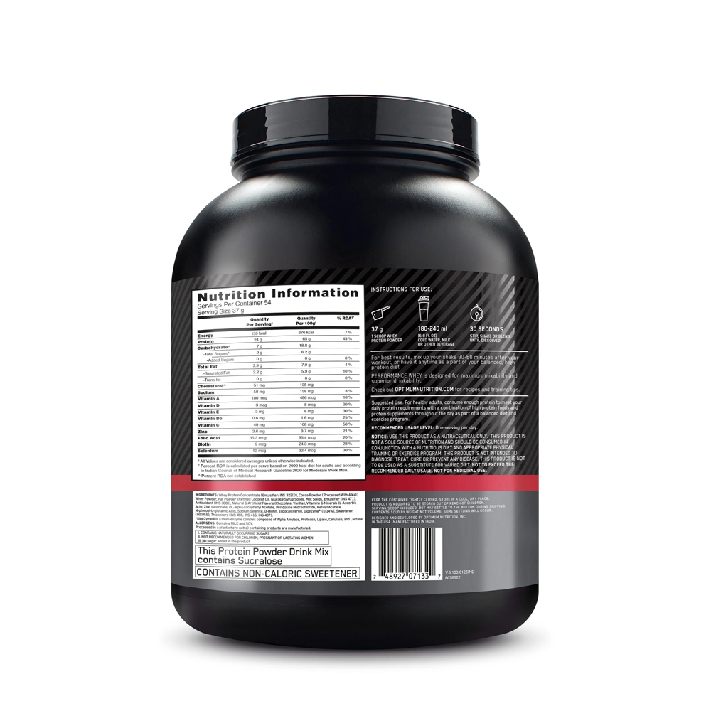 Optimum Nutrition ON Performance Whey