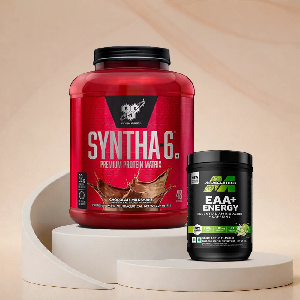 BSN Syntha 6 Protein + MuscleTech EAA Combo Pack