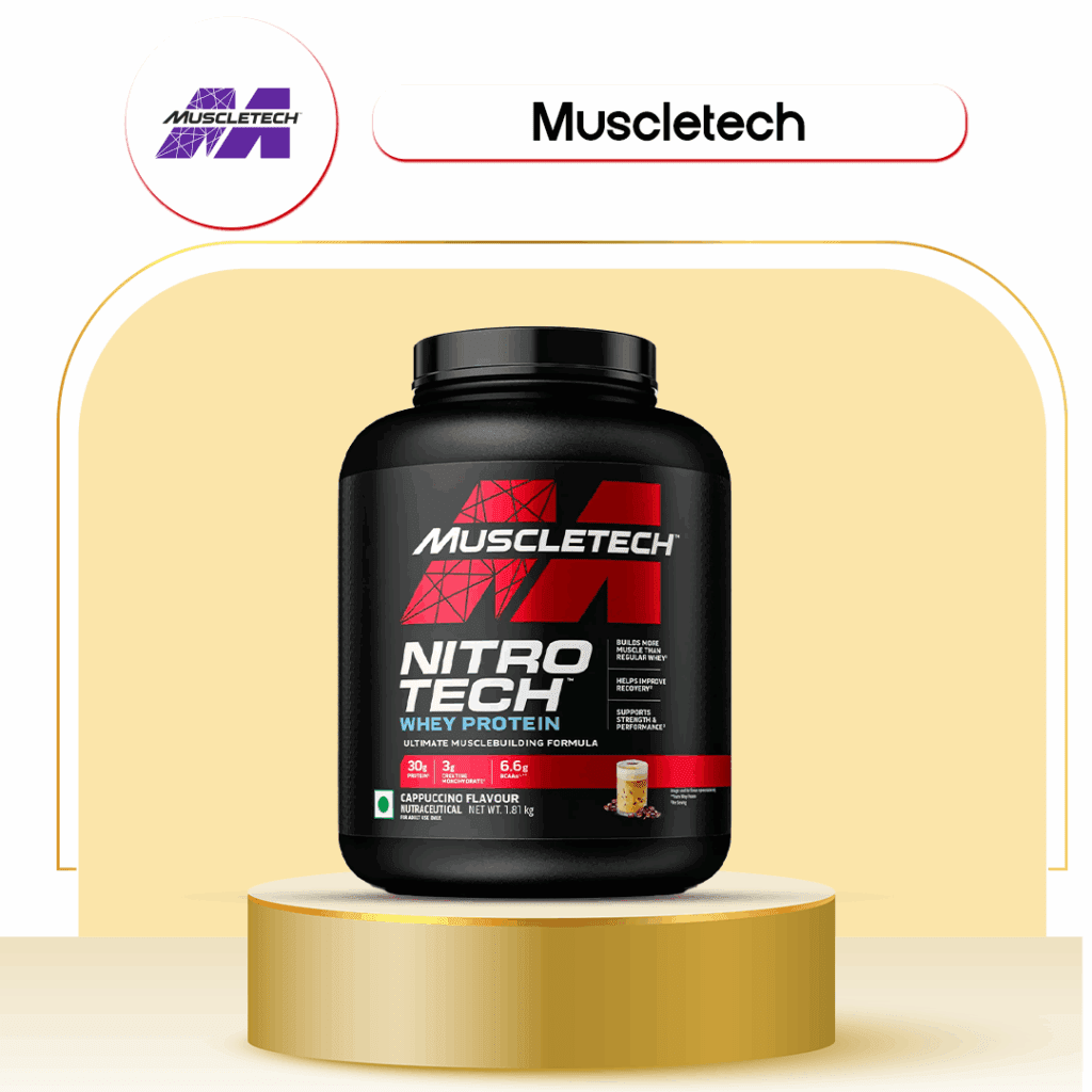 Muscletech Nitrotech Whey Protein – 4Lbs (Milk Chocolate)