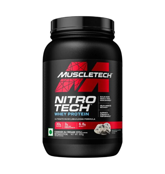 MuscleTech NitroTech Whey Protein - 907.19 gm (2 Lb)