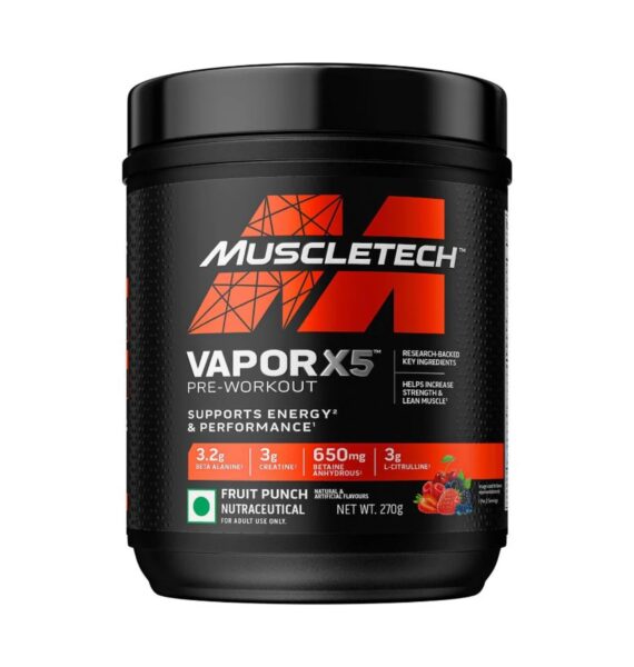 MuscleTech Vapor X5 Next Gen - 270 gm (0.59 Lb), Fruit Punch
