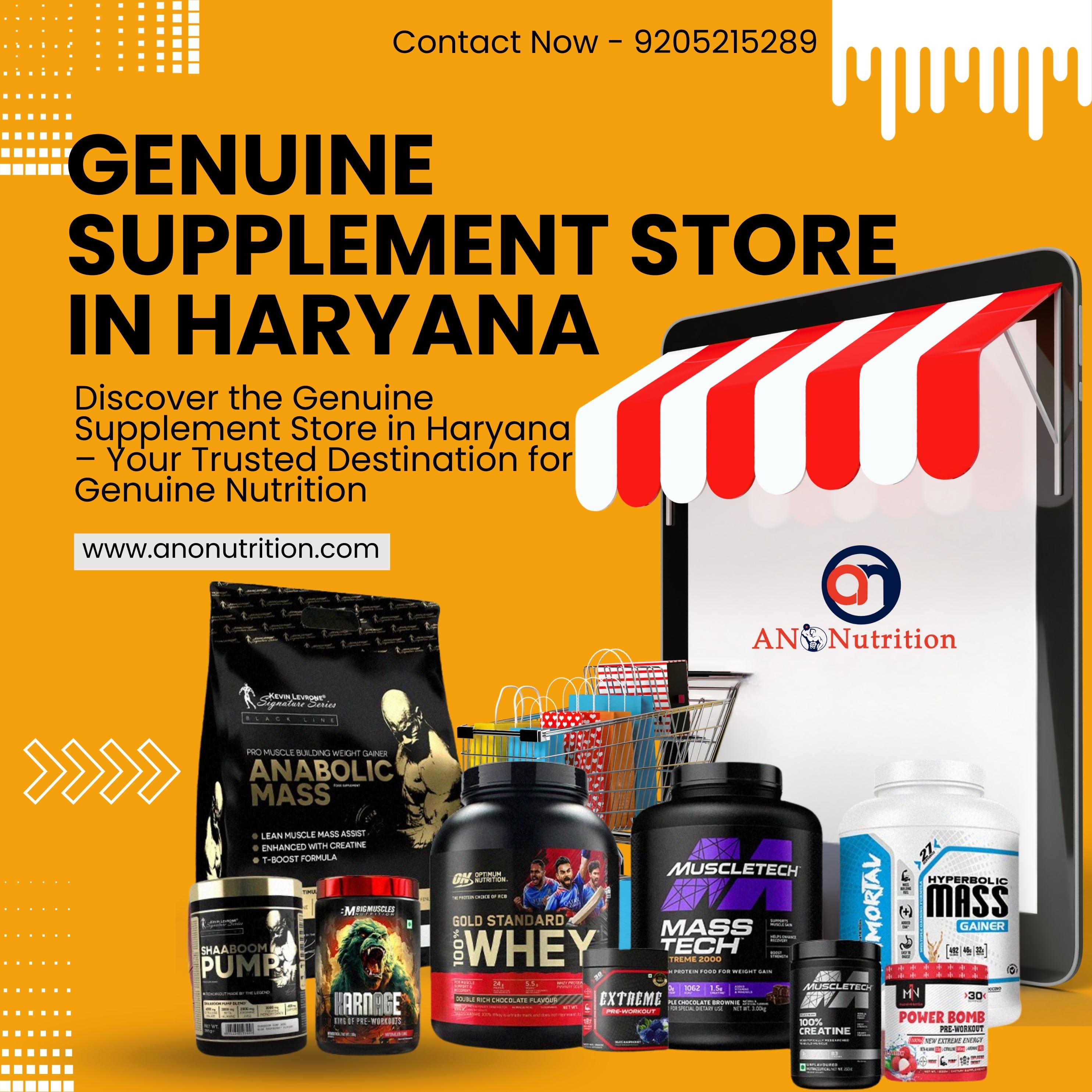 Genuine Supplement Store in Haryana 1 Genuine Supplement Store in Haryana