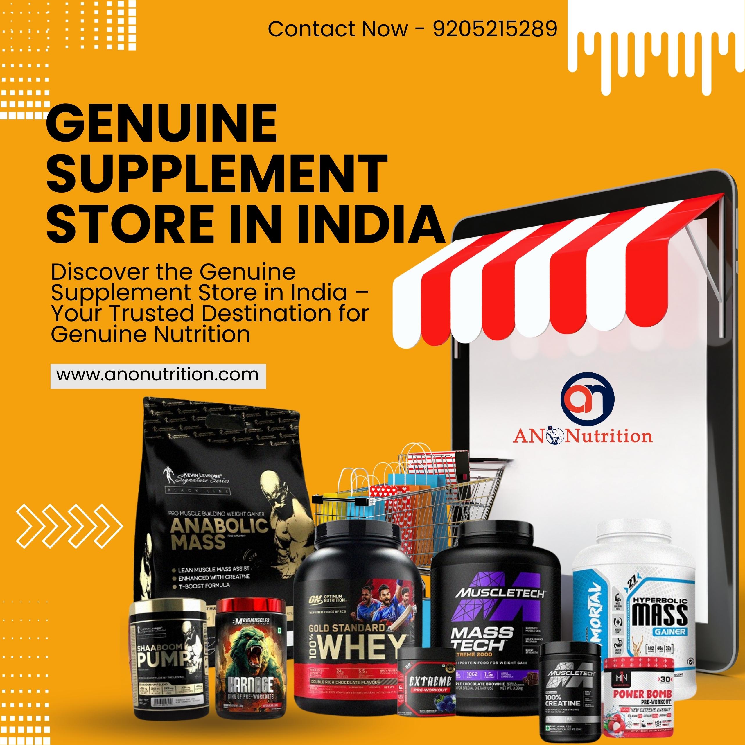Genuine Supplement Store in India
